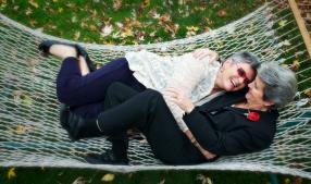 Gay marriage ceremonies in CT and MA